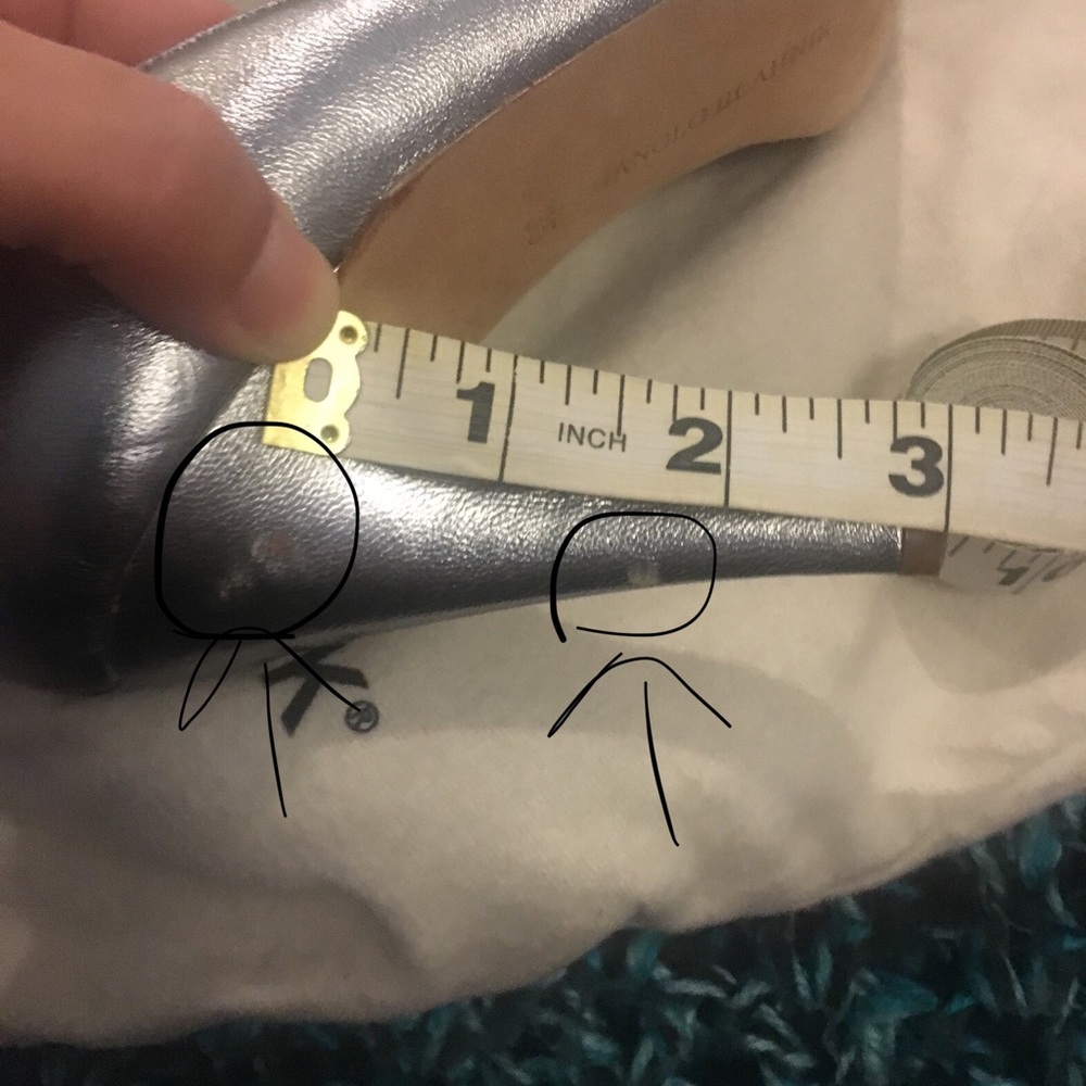 Manolo Blahnik Silver Peep-toe - Picture 7 of 7